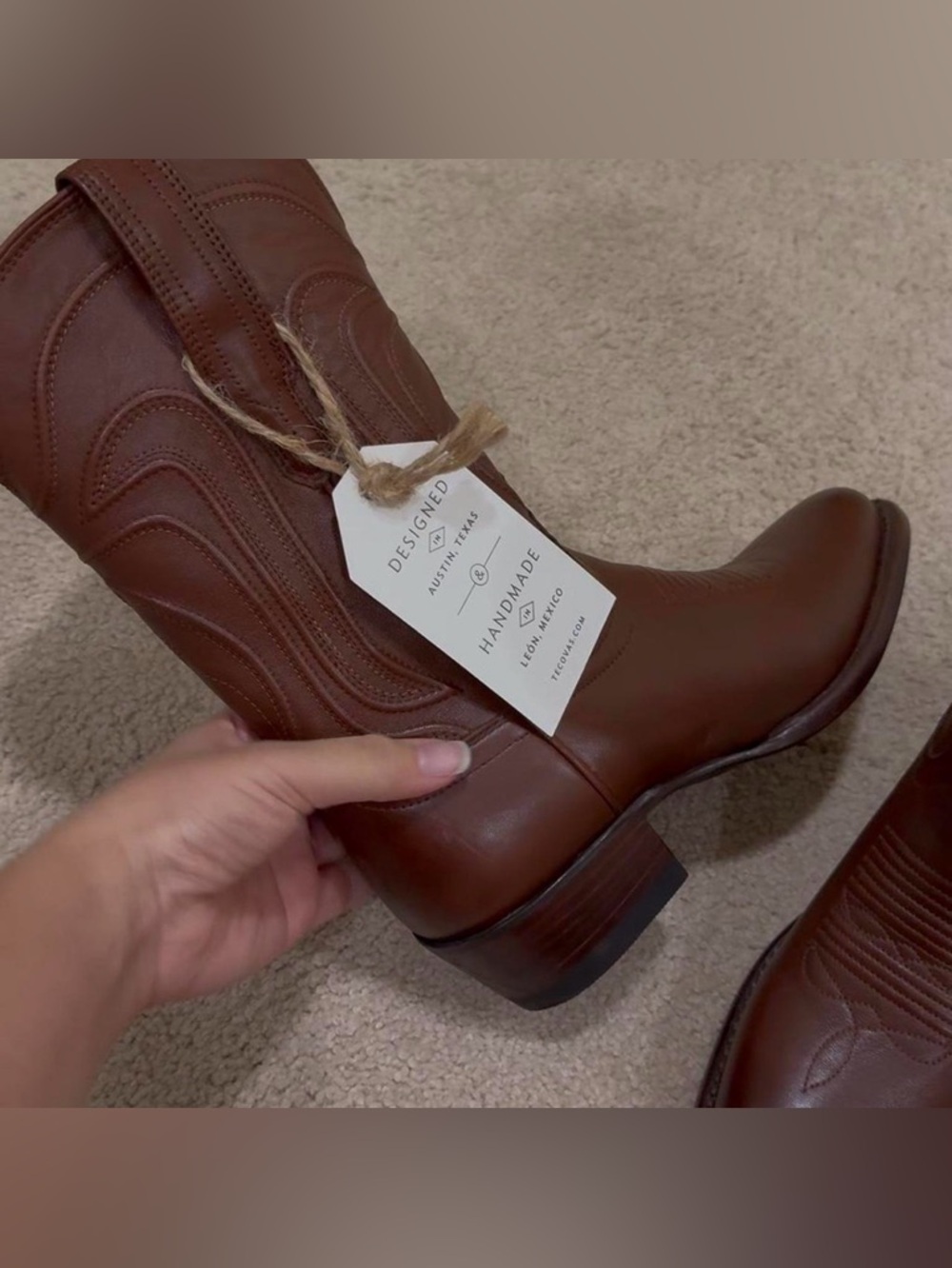 Tecovas The Jamie brown leather boots - Picture 2 of 3